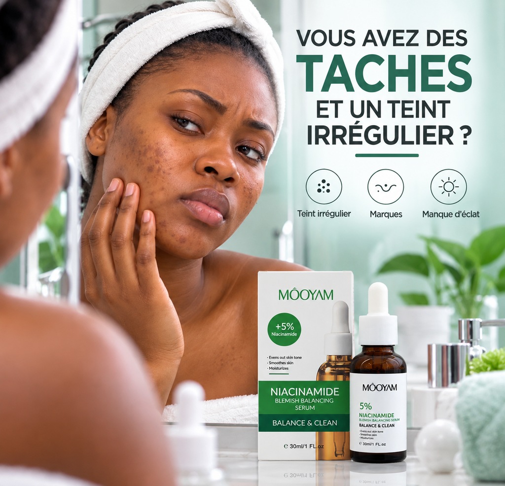 Sérum Niacinamide 5% Anti-Imperfections & Éclat™_
MÔOYAM 30 ml